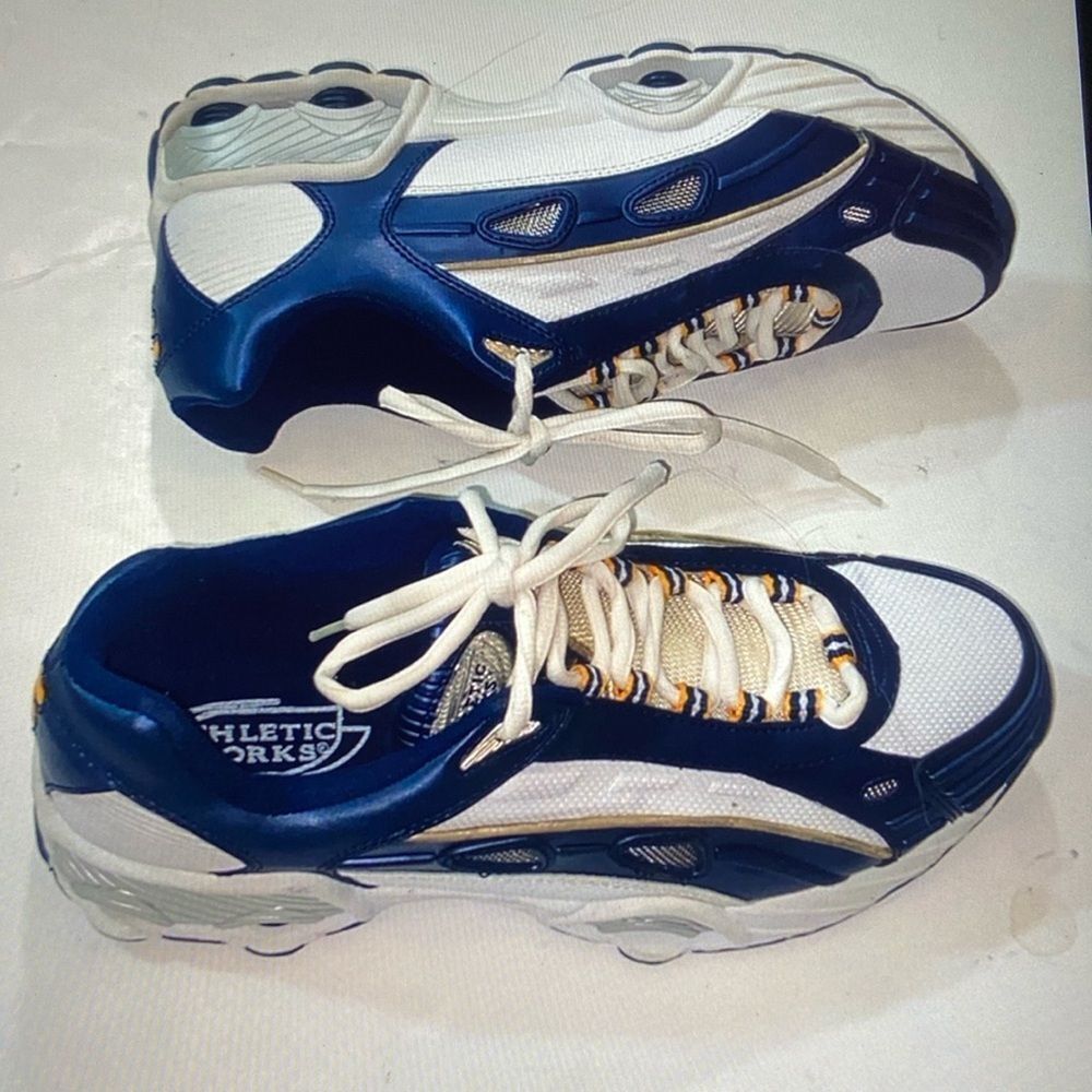 Athletic Works NON-MARKING 5162747 Men's Blue and White Sneakers Size 12